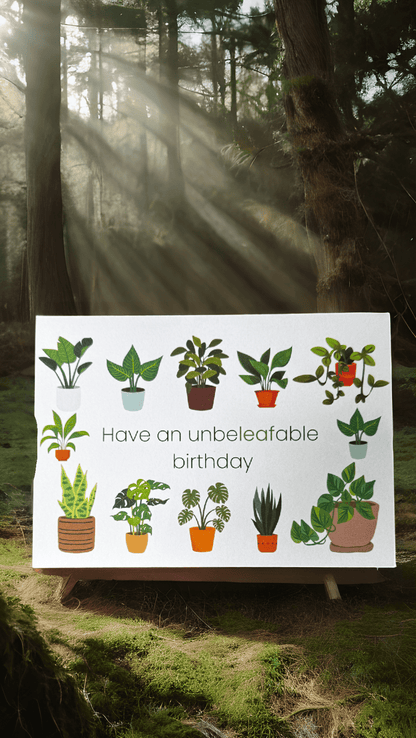UnbeLEAFable Birthday Card - Evolve Supply Co. Evolve Supply Co.