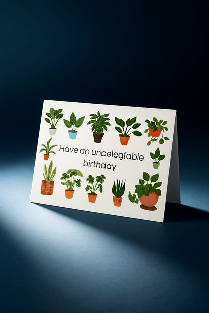 UnbeLEAFable Birthday Card - Evolve Supply Co. Evolve Supply Co.