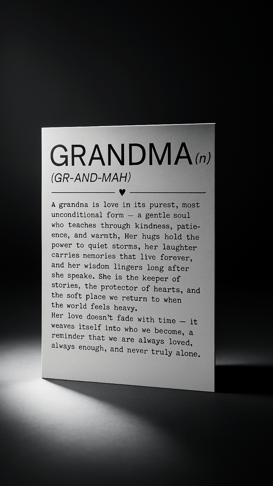 Grandma Card - Evolve Supply Co. Evolve Supply Co.