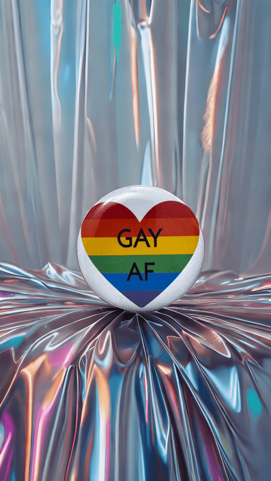 Gay AF Button - Evolve Supply Co. Evolve Supply Co.