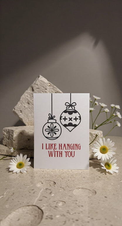 Hanging With You Christmas Card - Evolve Supply Co. Evolve Supply Co.
