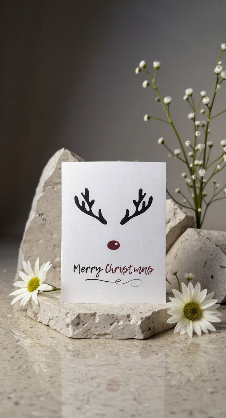 Reindeer Christmas Card - Evolve Supply Co. Evolve Supply Co.
