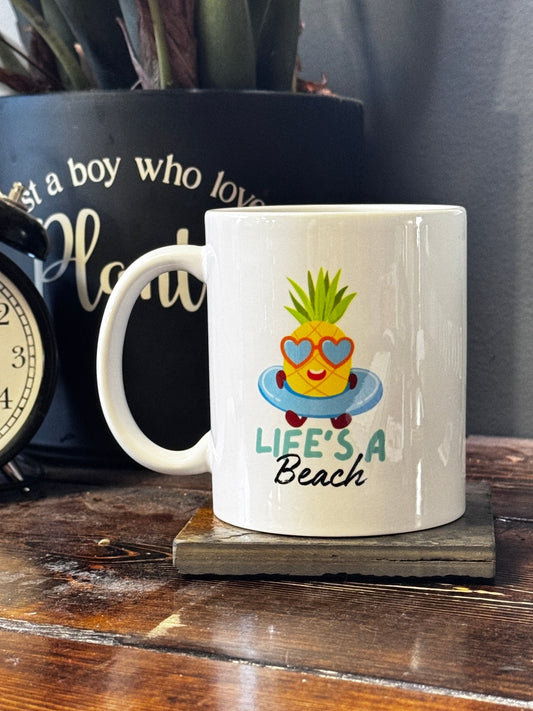 Life's A Beach Mug - Evolve Supply Co. Evolve Supply Co.
