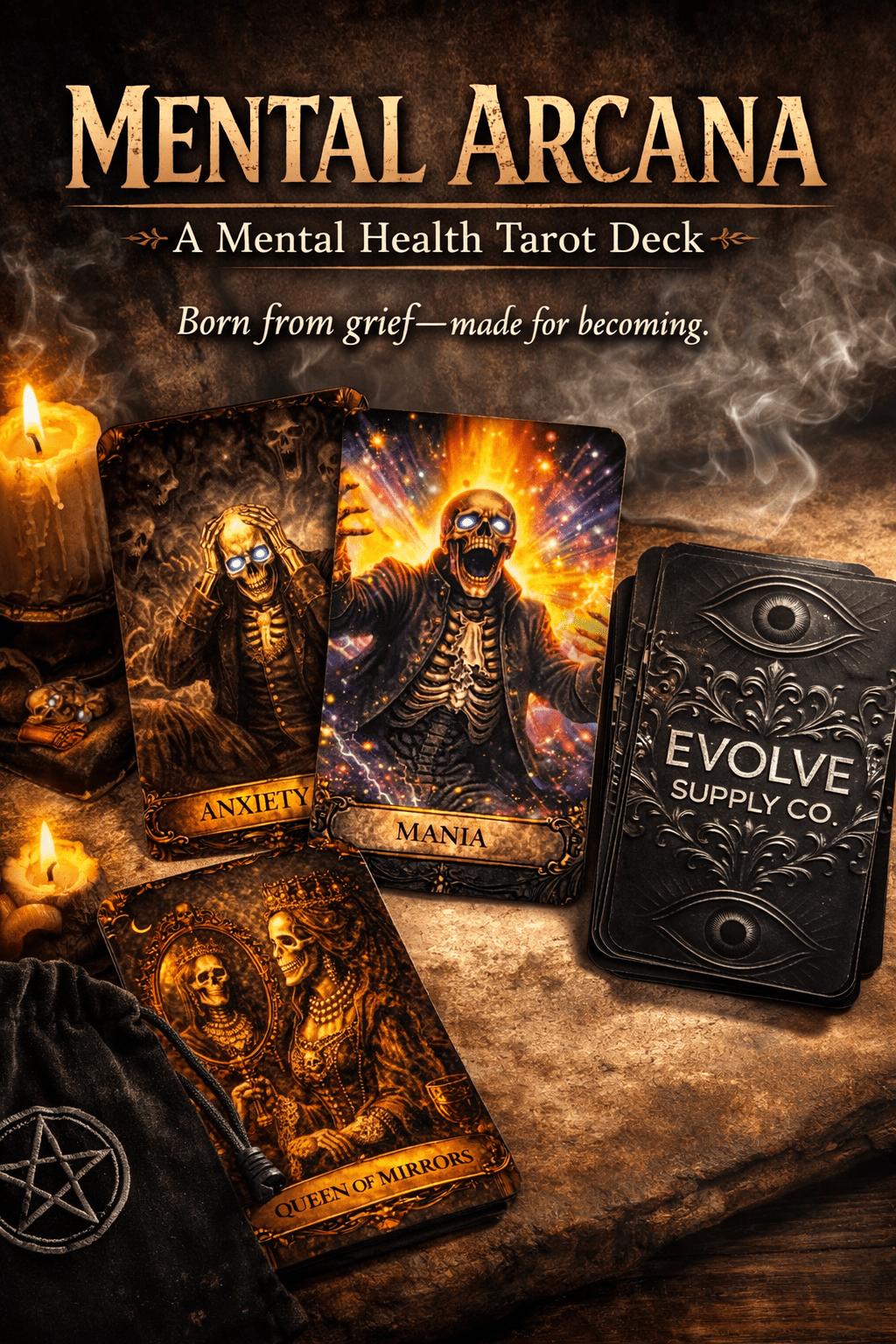 The Mental Arcana | Evolve Supply Co. | Tarot Deck - Evolve Supply Co. Evolve Supply Co.