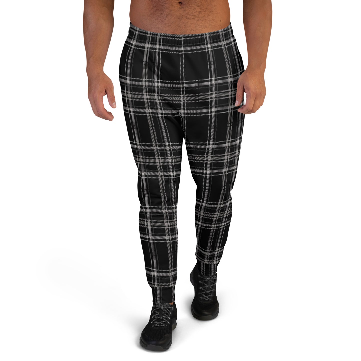 Men's Plaid Joggers