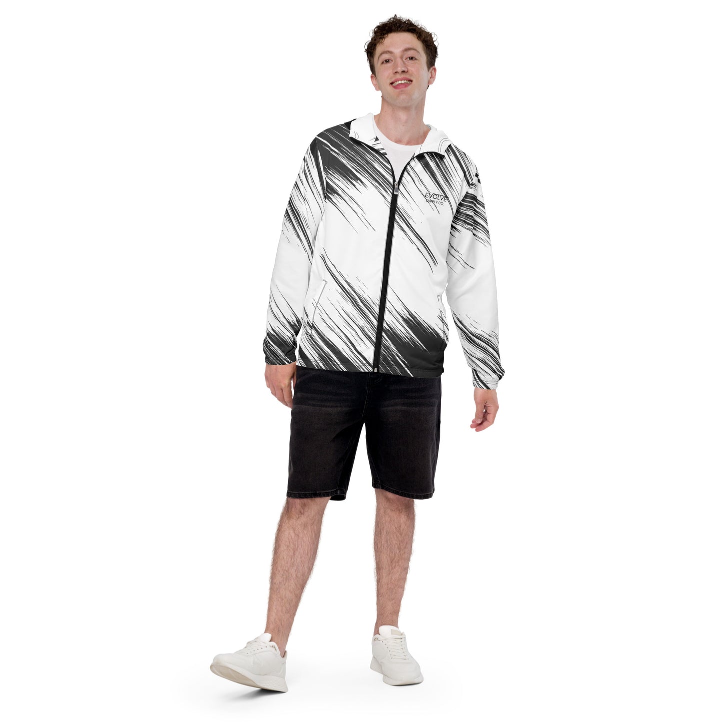 Evolve Men’s Greyscale Windbreaker