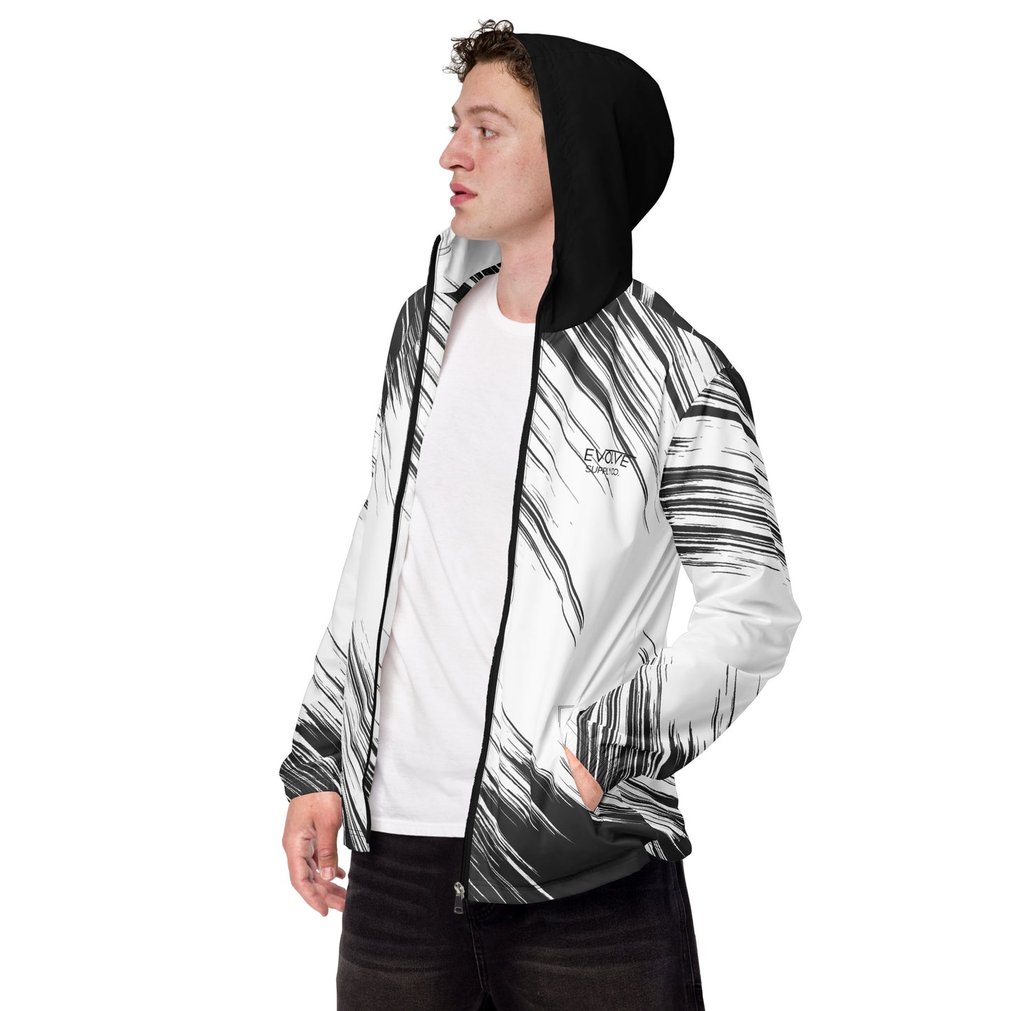 Evolve Men’s Greyscale Windbreaker