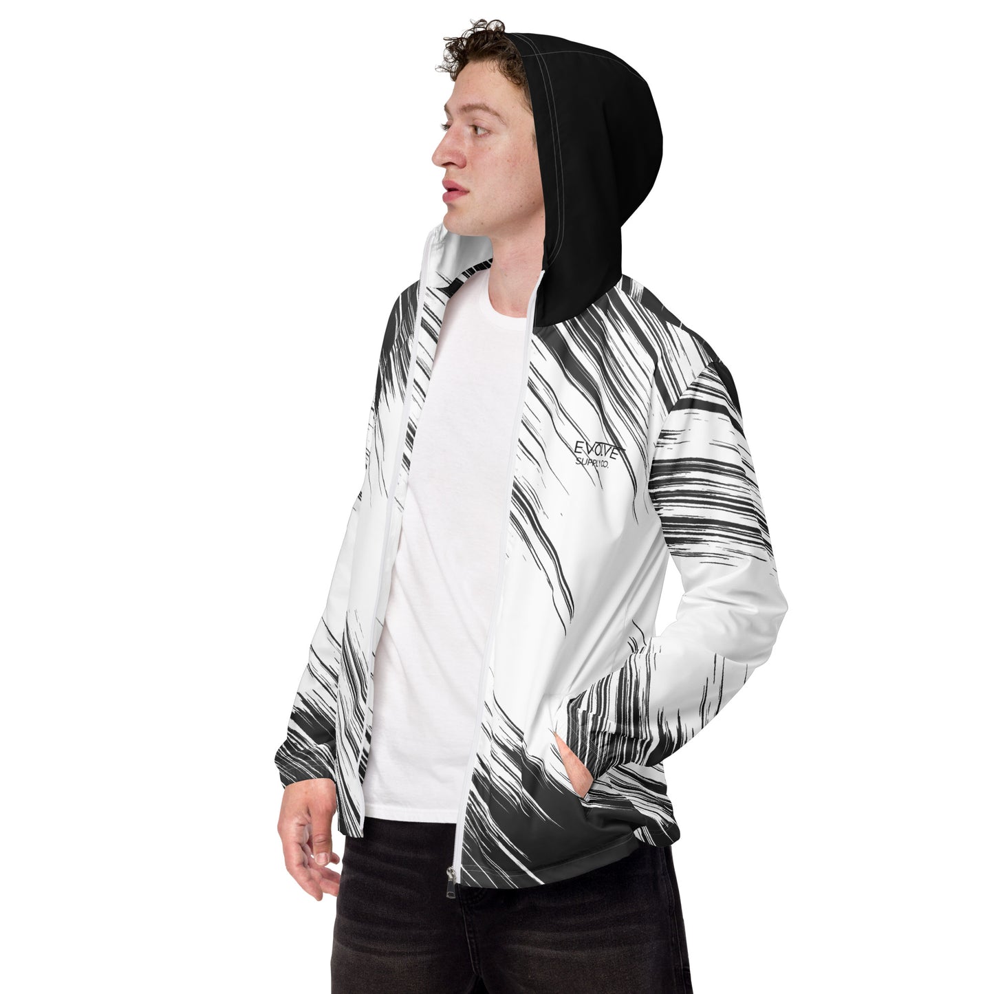 Evolve Men’s Greyscale Windbreaker