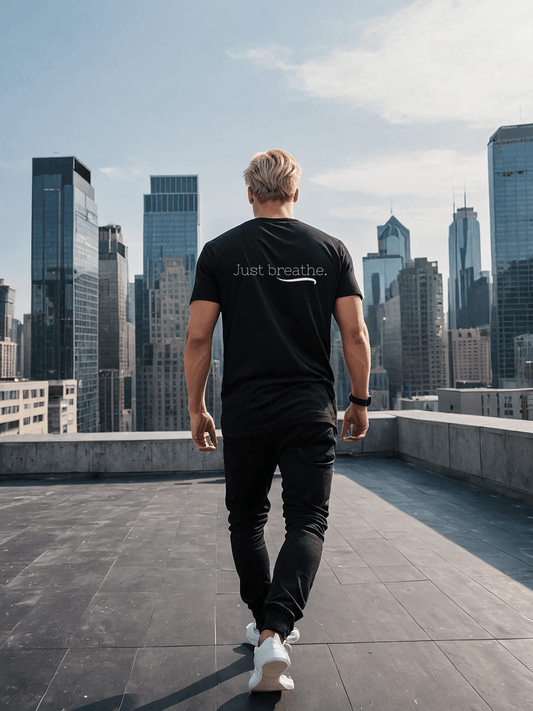 Just Breathe Tee - Evolve Supply Co. Evolve Supply Co.