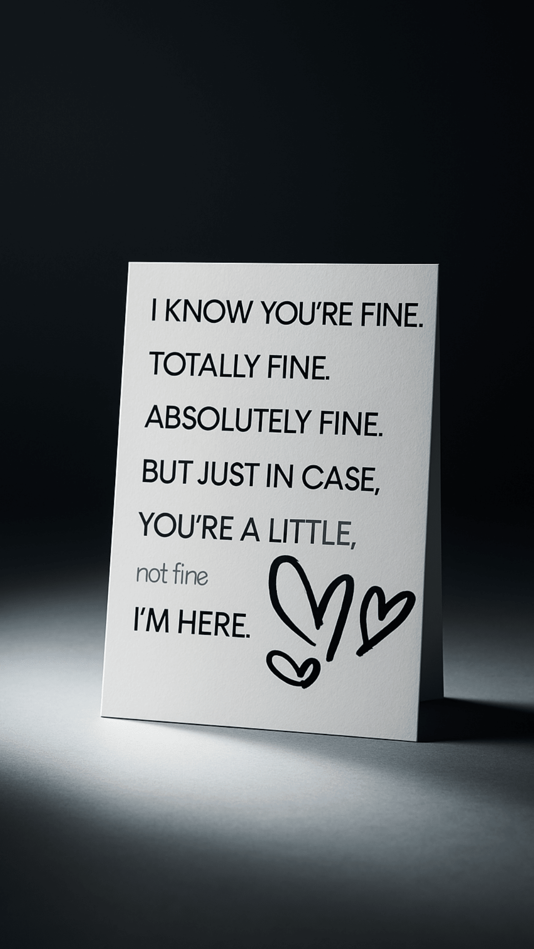 I Know You’re Fine Card - Evolve Supply Co. Evolve Supply Co.