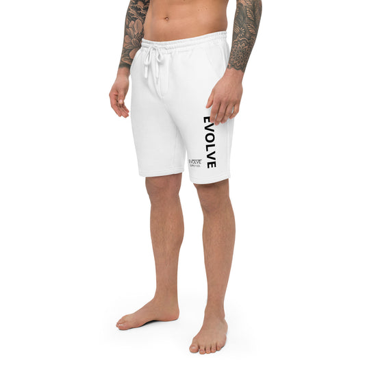 Evolve Men's Fleece Shorts White