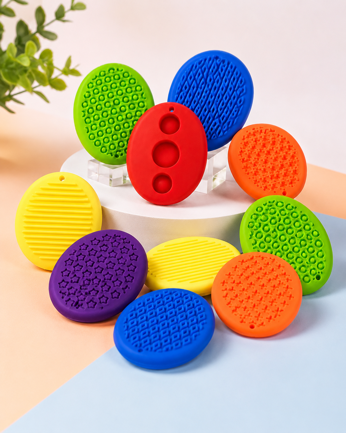 RUBBER WORRY STONE