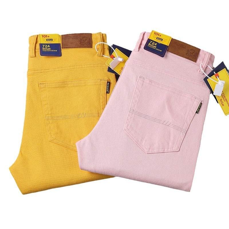 Men Fashion Stretch Slim Fit Skinny Denim Pants - Evolve Supply Co. Evolve Supply Co.