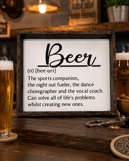 BEER SIGN - Evolve Supply Co. Evolve Supply Co.
