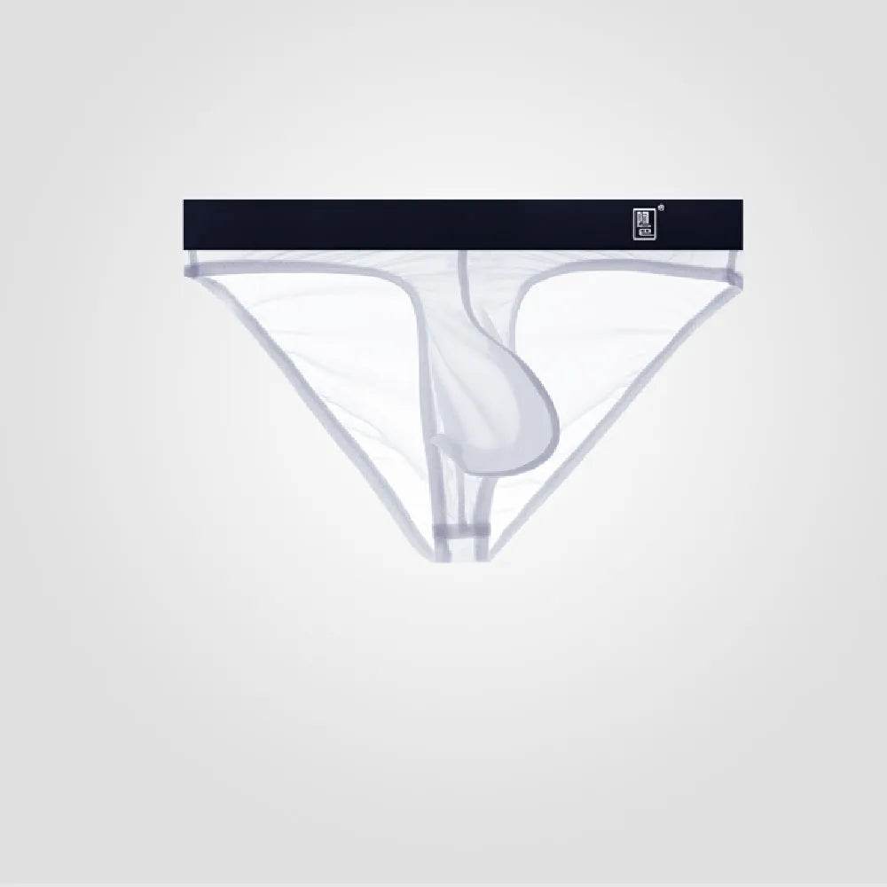 Underwear Men's Briefs Transparent Ice Silk Sexy Full Transparent Trendy Men's Personality Narrow Crotch Low Waist New - Evolve Supply Co. Evolve Supply Co.