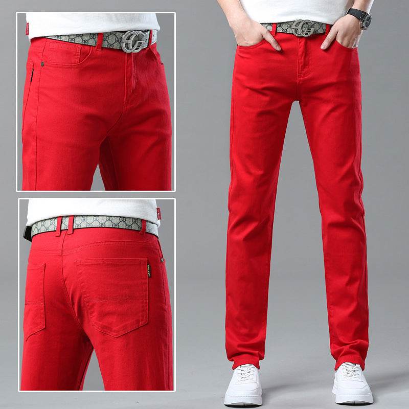 Men Fashion Stretch Slim Fit Skinny Denim Pants - Evolve Supply Co. Evolve Supply Co.