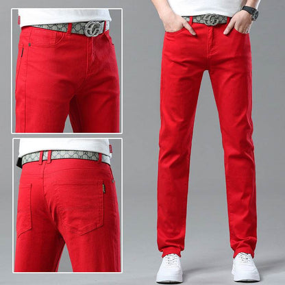 Men Fashion Stretch Slim Fit Skinny Denim Pants - Evolve Supply Co. Evolve Supply Co.