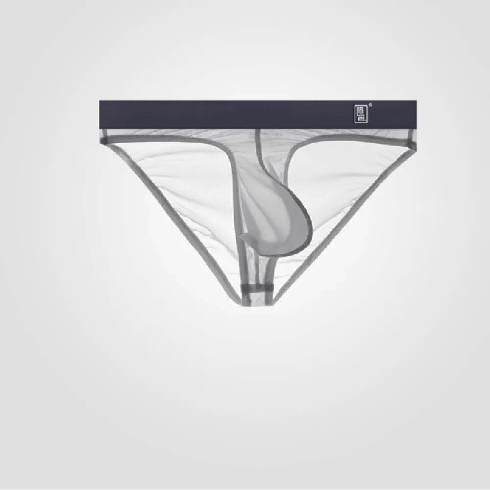 Underwear Men's Briefs Transparent Ice Silk Sexy Full Transparent Trendy Men's Personality Narrow Crotch Low Waist New - Evolve Supply Co. Evolve Supply Co.