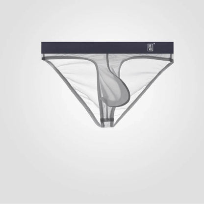 Underwear Men's Briefs Transparent Ice Silk Sexy Full Transparent Trendy Men's Personality Narrow Crotch Low Waist New - Evolve Supply Co. Evolve Supply Co.