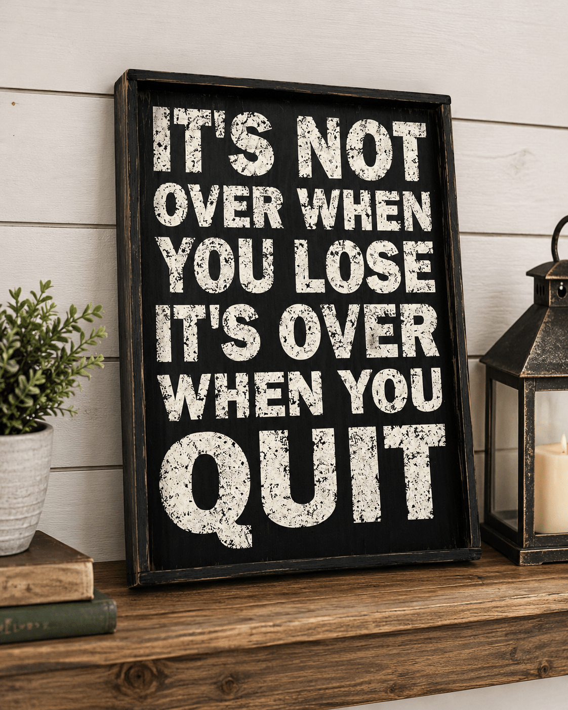 IT'S NOT OVER WHEN YOU LOSE - Evolve Supply Co. Evolve Supply Co.