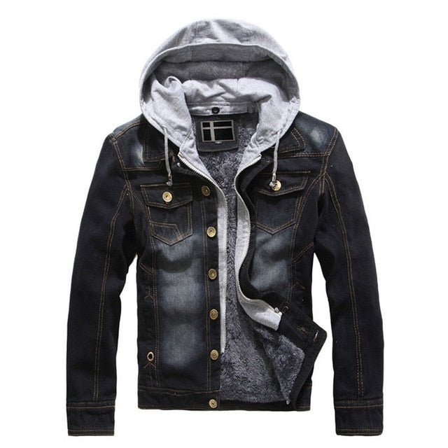 Denim Fleece Hoodie - Evolve Supply Co. Evolve Supply Co.