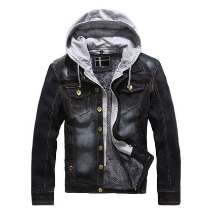 Denim Fleece Hoodie - Evolve Supply Co. Evolve Supply Co.