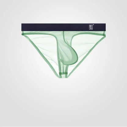 Underwear Men's Briefs Transparent Ice Silk Sexy Full Transparent Trendy Men's Personality Narrow Crotch Low Waist New - Evolve Supply Co. Evolve Supply Co.