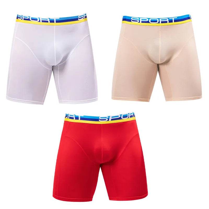 Anti - wear Ice Silk breathable Midway Boxer Beach swimming Underwear - Evolve Supply Co. Evolve Supply Co.