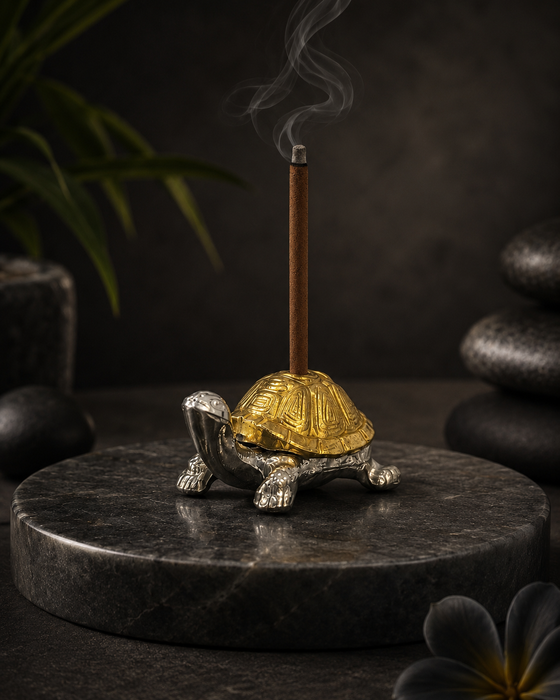 TURTLE INCENSE  HOLDEER