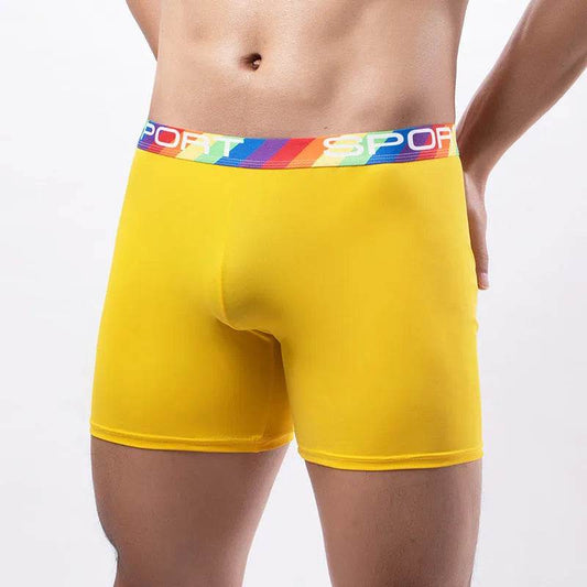 Summer Sports Spandex Plain Boxer Short Underwear for Men - Evolve Supply Co. Evolve Supply Co.