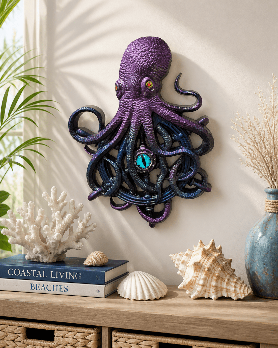 SMALL WALL HANGING OCTOPUS - Evolve Supply Co. Evolve Supply Co.