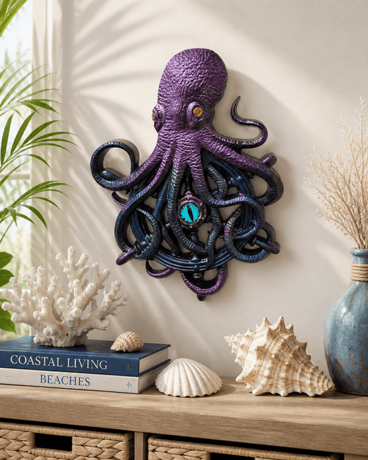 SMALL WALL HANGING OCTOPUS - Evolve Supply Co. Evolve Supply Co.