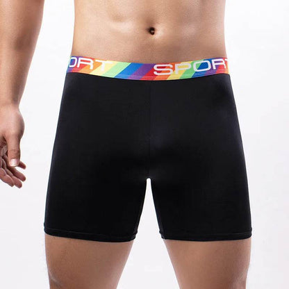 Summer Sports Spandex Plain Boxer Short Underwear for Men - Evolve Supply Co. Evolve Supply Co.