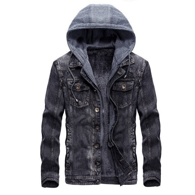Denim Fleece Hoodie - Evolve Supply Co. Evolve Supply Co.