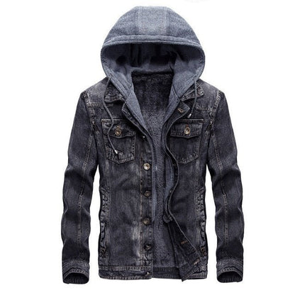 Denim Fleece Hoodie - Evolve Supply Co. Evolve Supply Co.