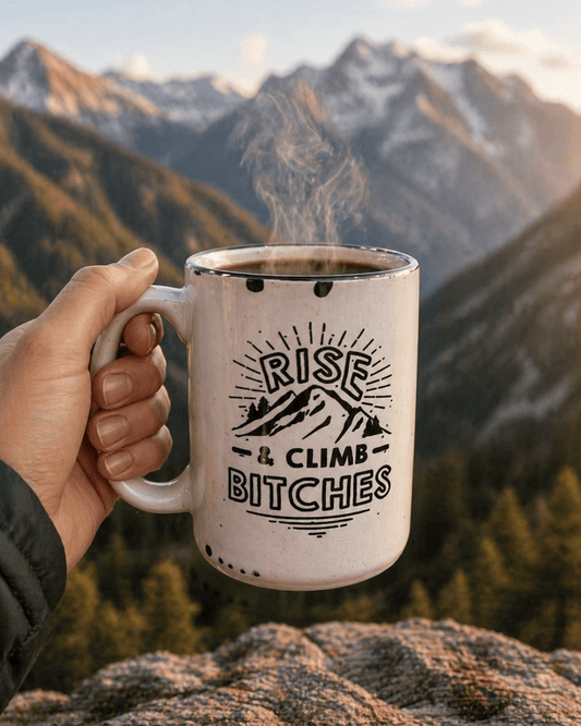 RISE AND CLIMB MUG - Evolve Supply Co. Evolve Supply Co.
