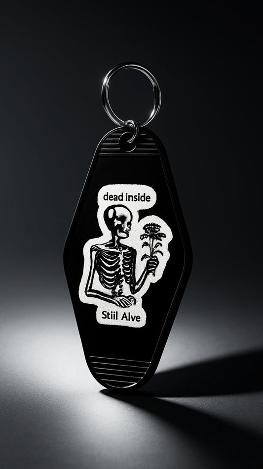 Dead Inside Keychain - Evolve Supply Co. Evolve Supply Co.