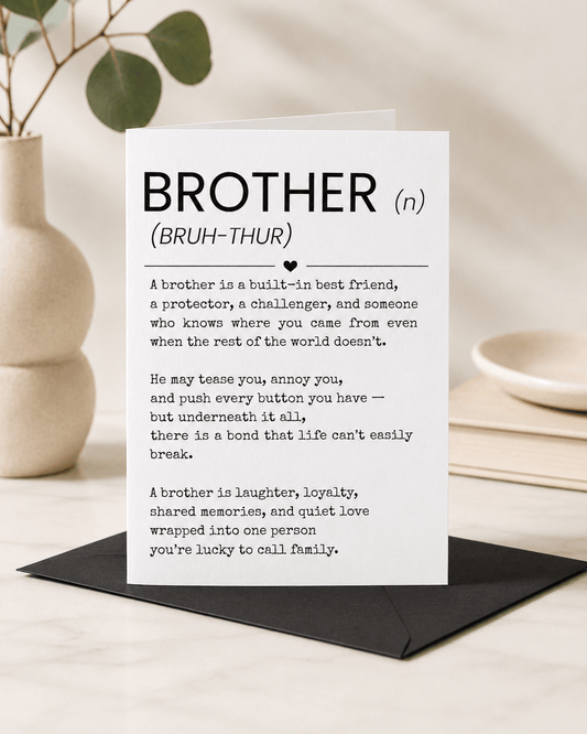 BROTHER CARD - Evolve Supply Co. Evolve Supply Co.