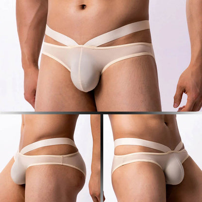 Thin Ice Silk Low Waist Men's Underwear Briefs - Evolve Supply Co. Evolve Supply Co.