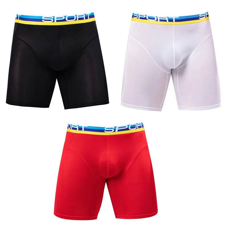 Anti - wear Ice Silk breathable Midway Boxer Beach swimming Underwear - Evolve Supply Co. Evolve Supply Co.