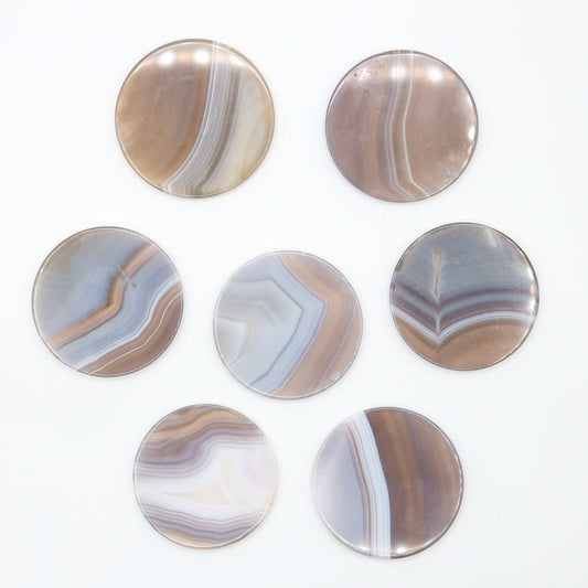 Gray Agate Worry Disc - Evolve Supply Co. Evolve Supply Co.