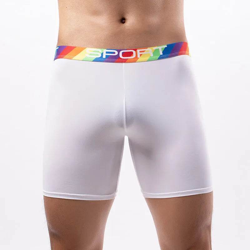 Summer Sports Spandex Plain Boxer Short Underwear for Men - Evolve Supply Co. Evolve Supply Co.