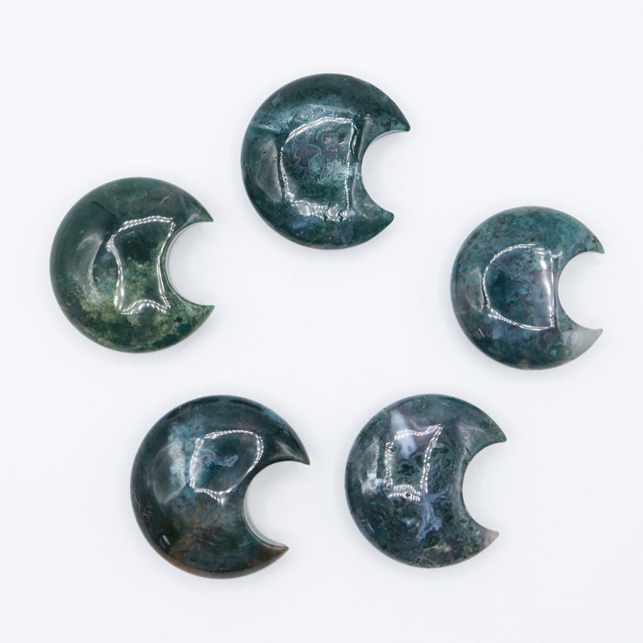 Moss Agate Moon - Evolve Supply Co. Evolve Supply Co.