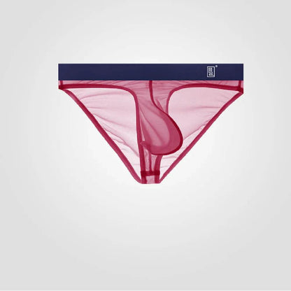 Underwear Men's Briefs Transparent Ice Silk Sexy Full Transparent Trendy Men's Personality Narrow Crotch Low Waist New - Evolve Supply Co. Evolve Supply Co.