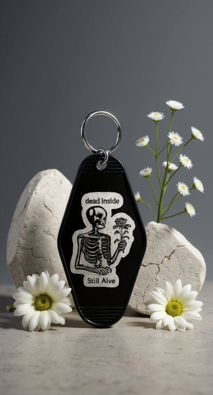 Dead Inside Keychain - Evolve Supply Co. Evolve Supply Co.