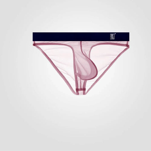 Underwear Men's Briefs Transparent Ice Silk Sexy Full Transparent Trendy Men's Personality Narrow Crotch Low Waist New - Evolve Supply Co. Evolve Supply Co.