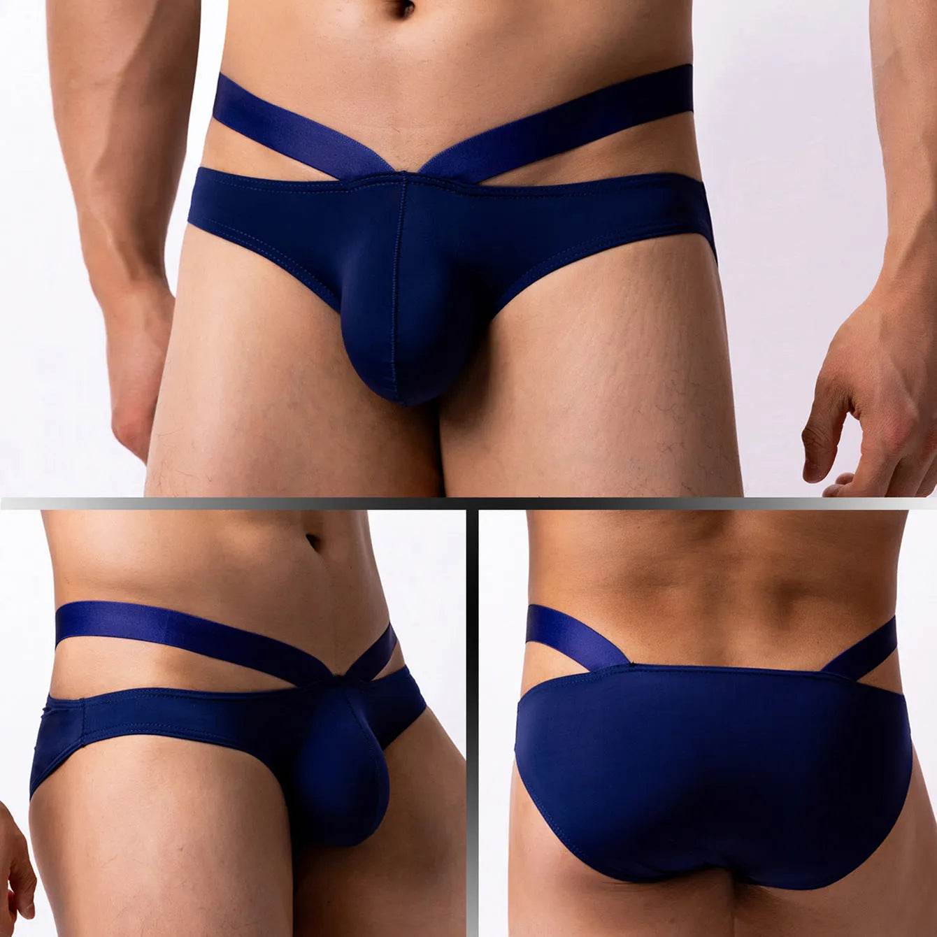 Thin Ice Silk Low Waist Men's Underwear Briefs - Evolve Supply Co. Evolve Supply Co.