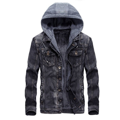 Denim Fleece Hoodie - Evolve Supply Co. Evolve Supply Co.