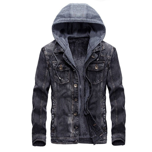 Denim Fleece Hoodie - Evolve Supply Co. Evolve Supply Co.