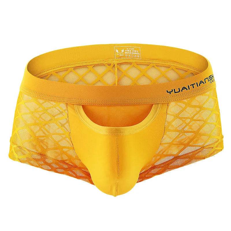 All - match Men's Underwear Breathable Nylon Mesh Boxer Briefs - Evolve Supply Co. Evolve Supply Co.